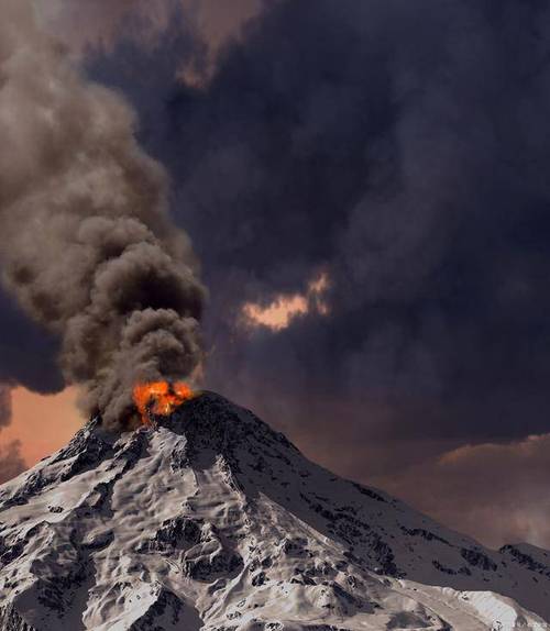 免费资料-资料大全和火山喷发时游客急逃与火山喷发急救